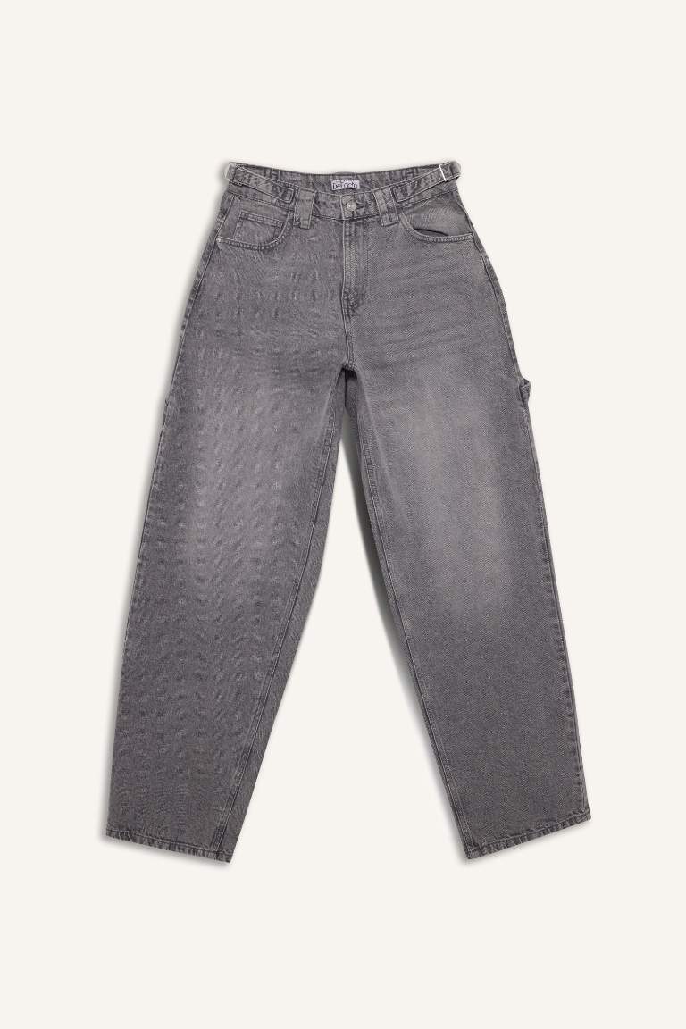 Baggy Fit Denim Trousers