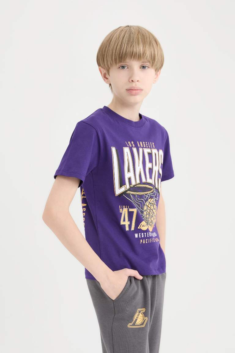 T-shirt NBA Los Angeles Lakers à manches courtes pour garçon