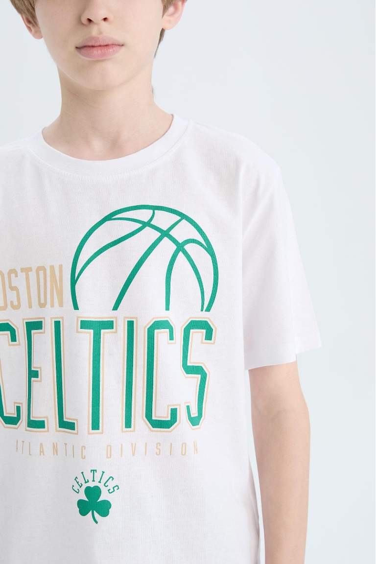 T-shirt NBA Boston Celtics à col rond et manches courtes pour garçon