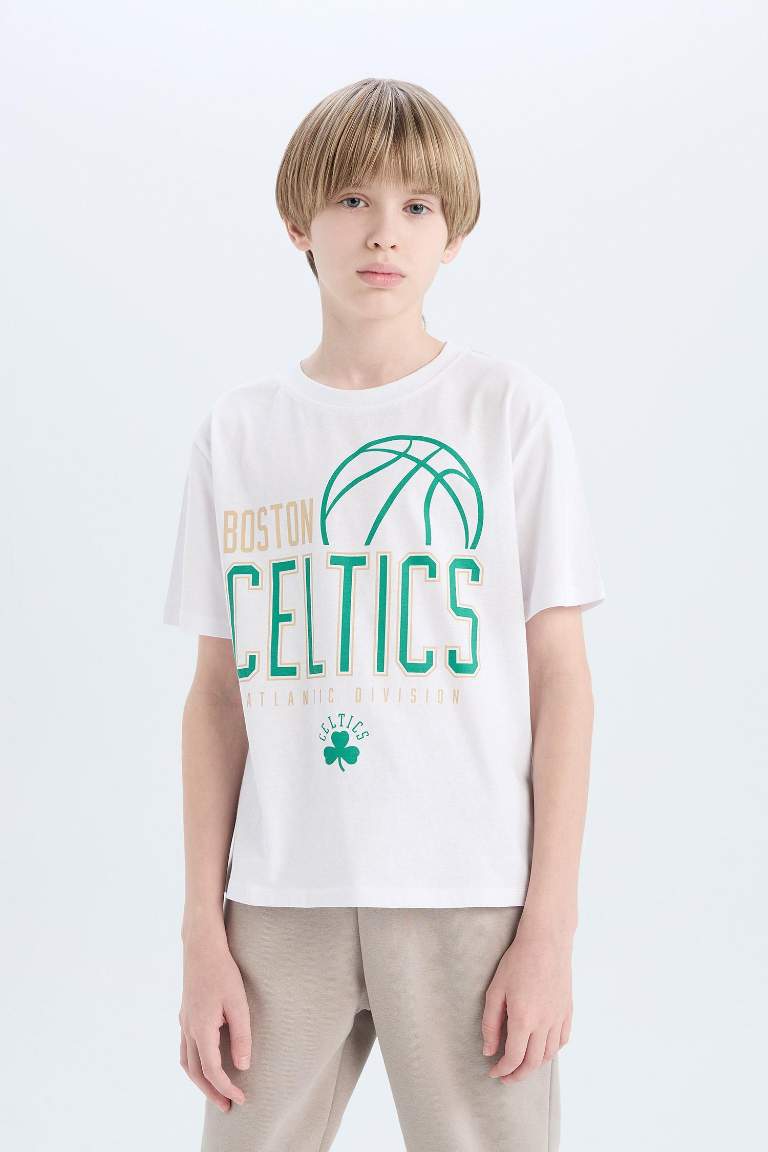 T-shirt NBA Boston Celtics à col rond et manches courtes pour garçon