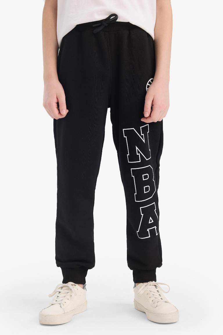 Erkek Çocuk NBA Wordmark Beli Lastikli Eşofman Altı