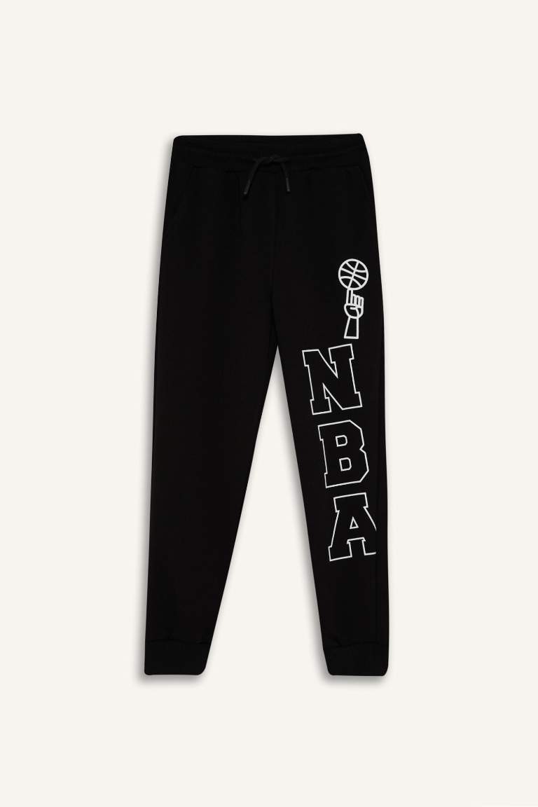 Erkek Çocuk NBA Wordmark Beli Lastikli Eşofman Altı