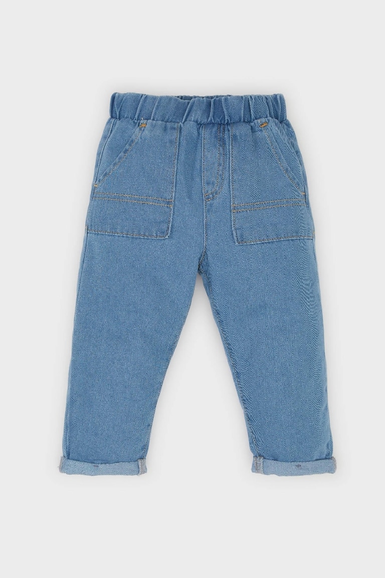 Pantalon Jean à taille élastique pour bébé garçon