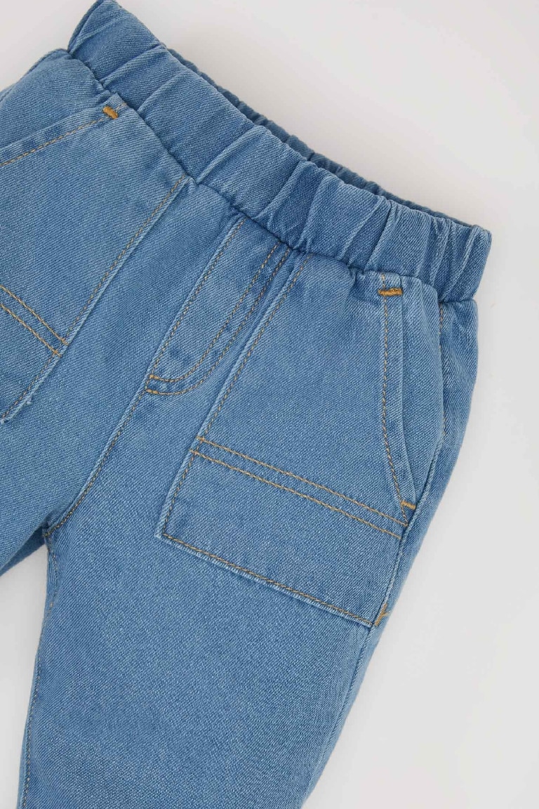 Pantalon Jean à taille élastique pour bébé garçon