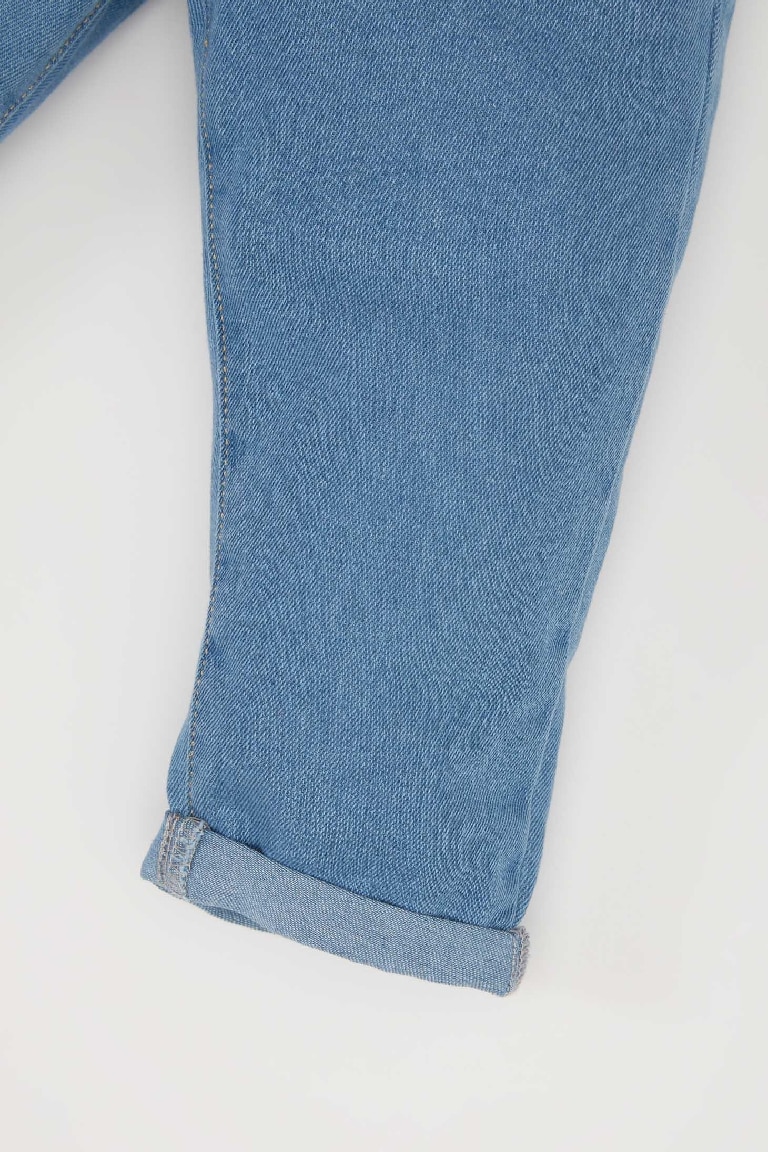 Pantalon Jean à taille élastique pour bébé garçon