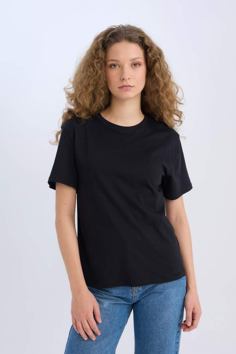 Regular Fit Crew Neck Short Sleeve T-Shirt