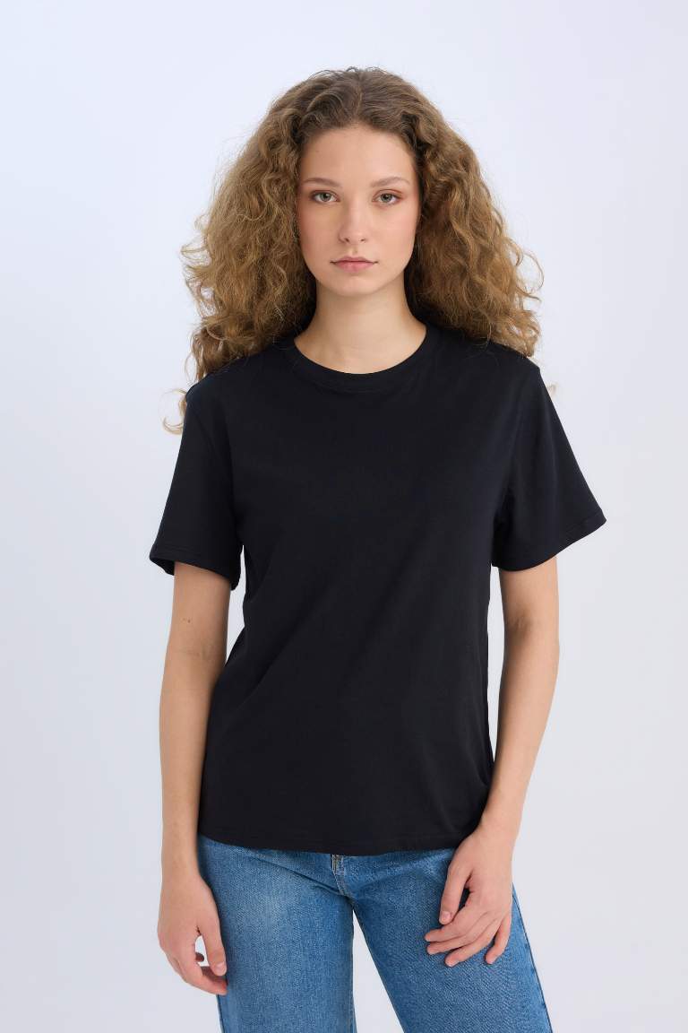 Regular Fit Crew Neck Short Sleeve T-Shirt