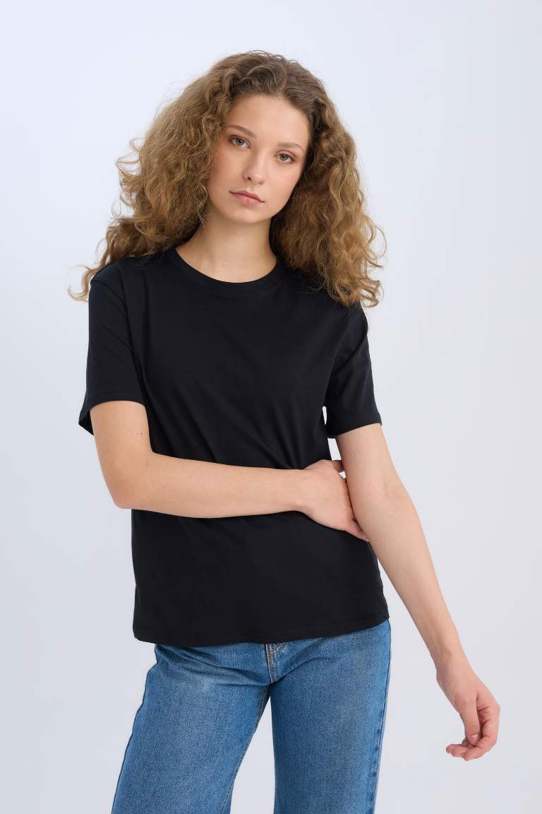 Regular Fit Crew Neck Short Sleeve T-Shirt