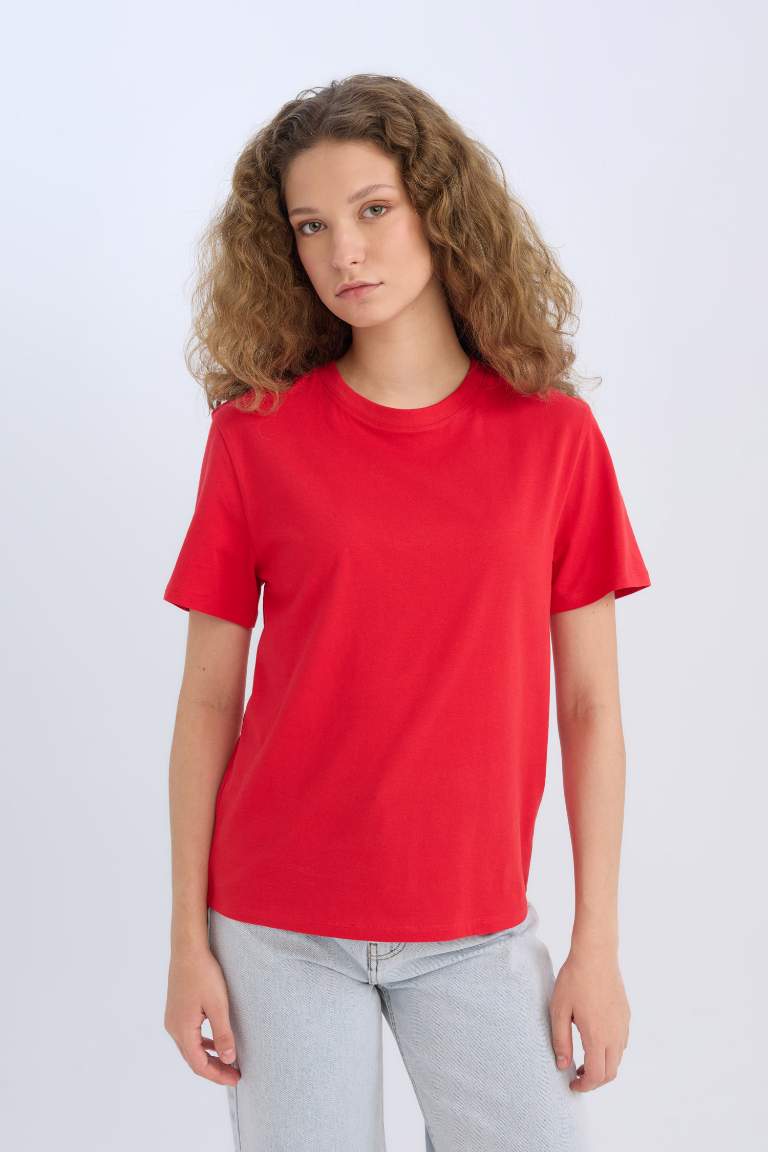 Regular Fit Crew Neck Short Sleeve T-Shirt