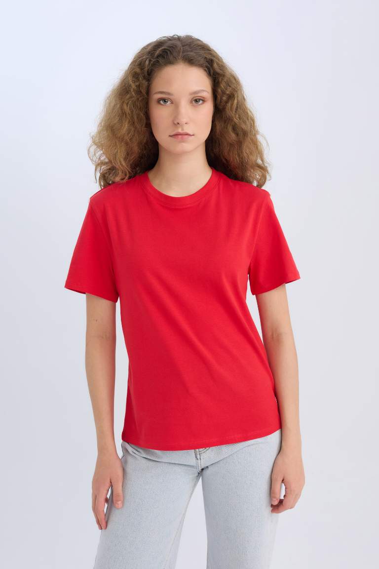 Regular Fit Crew Neck Short Sleeve T-Shirt