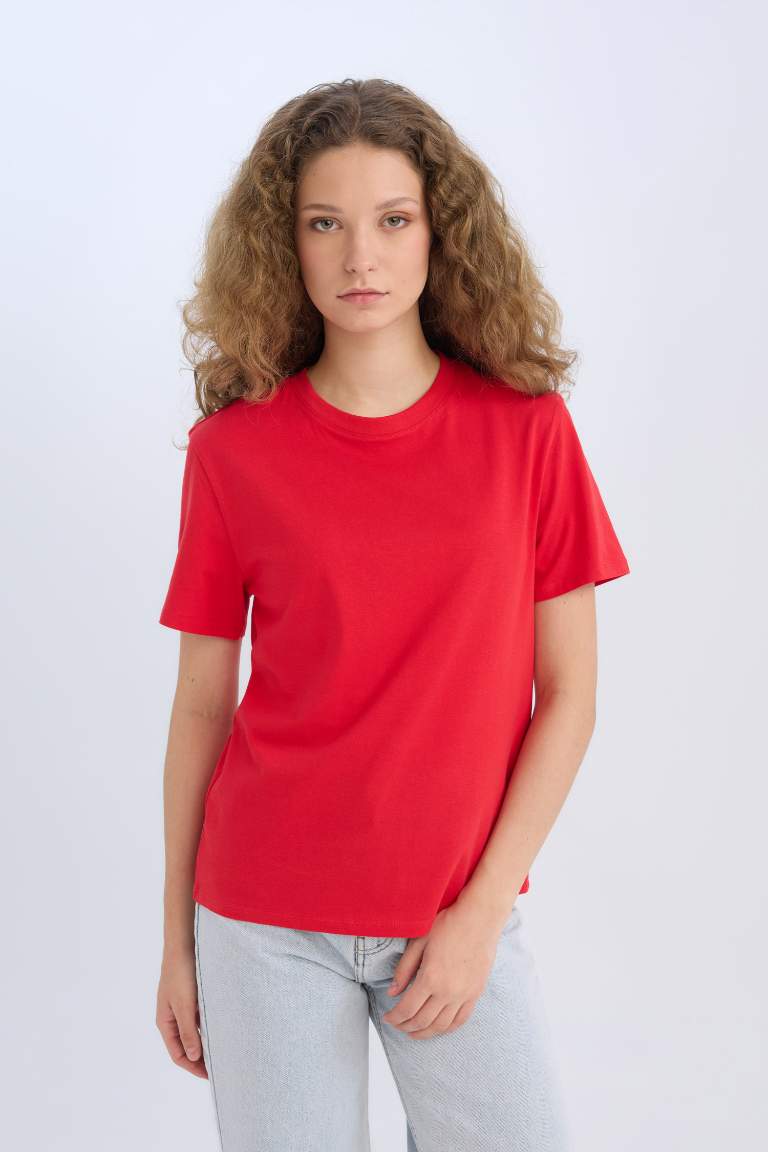 Regular Fit Crew Neck Short Sleeve T-Shirt