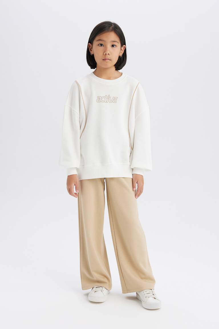 Girl Wide Leg Sweatpants