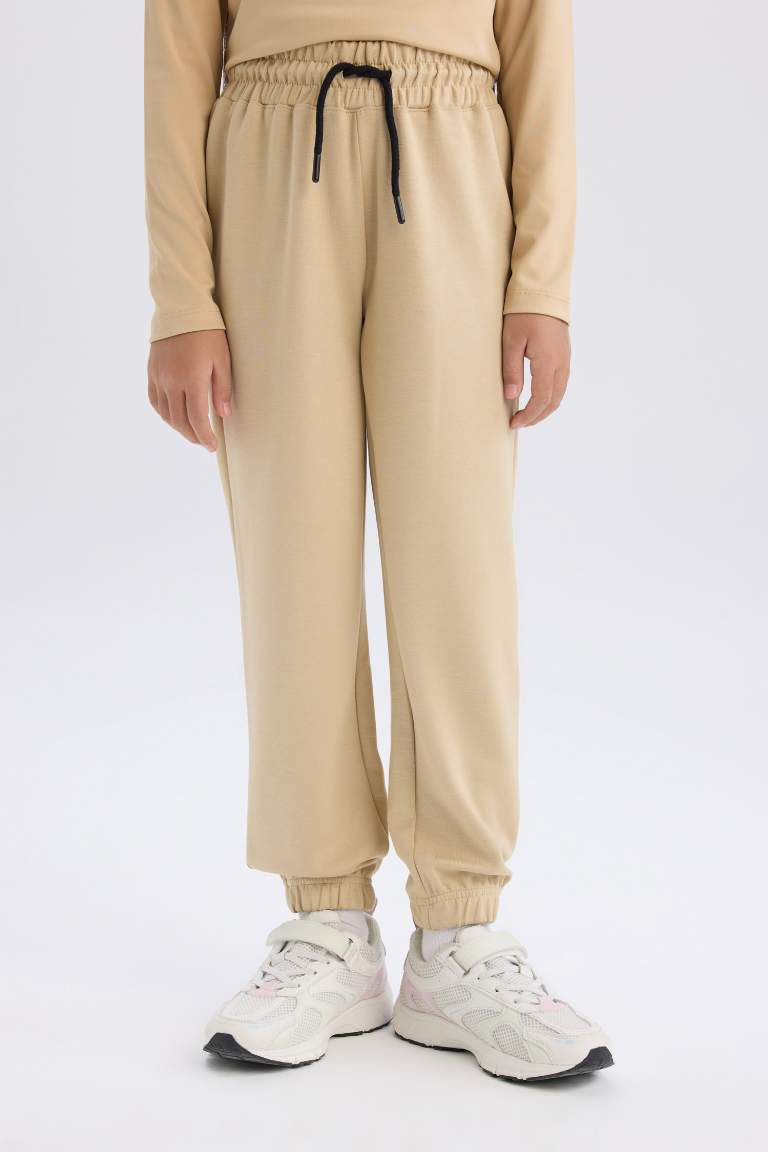 Pantalon jogging avec poches pour fille