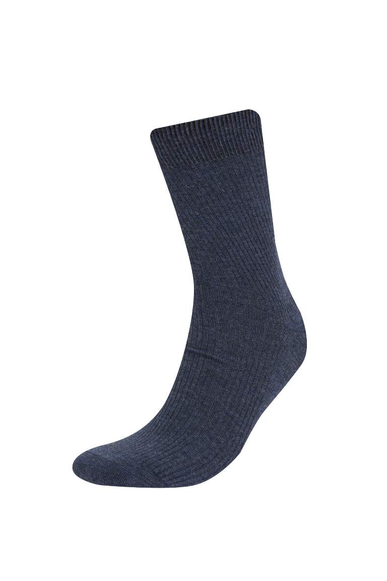 Lot de 5 paires de chaussettes longues en coton pour homme