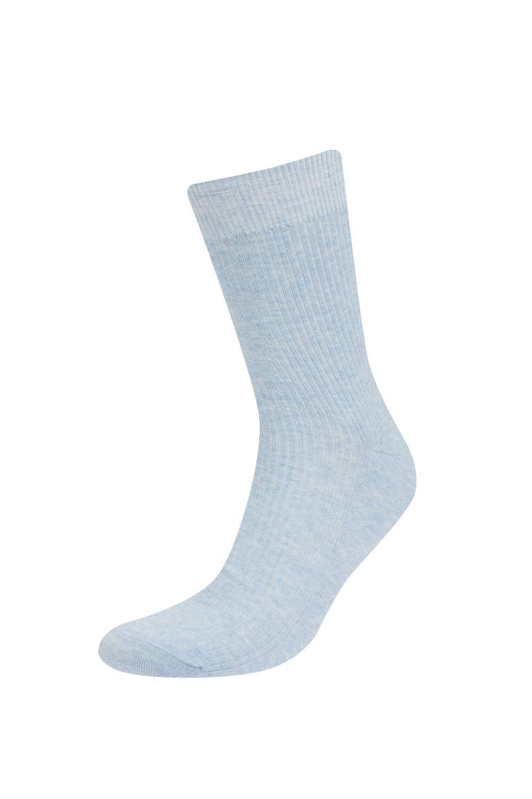 Lot de 5 paires de chaussettes longues en coton pour homme