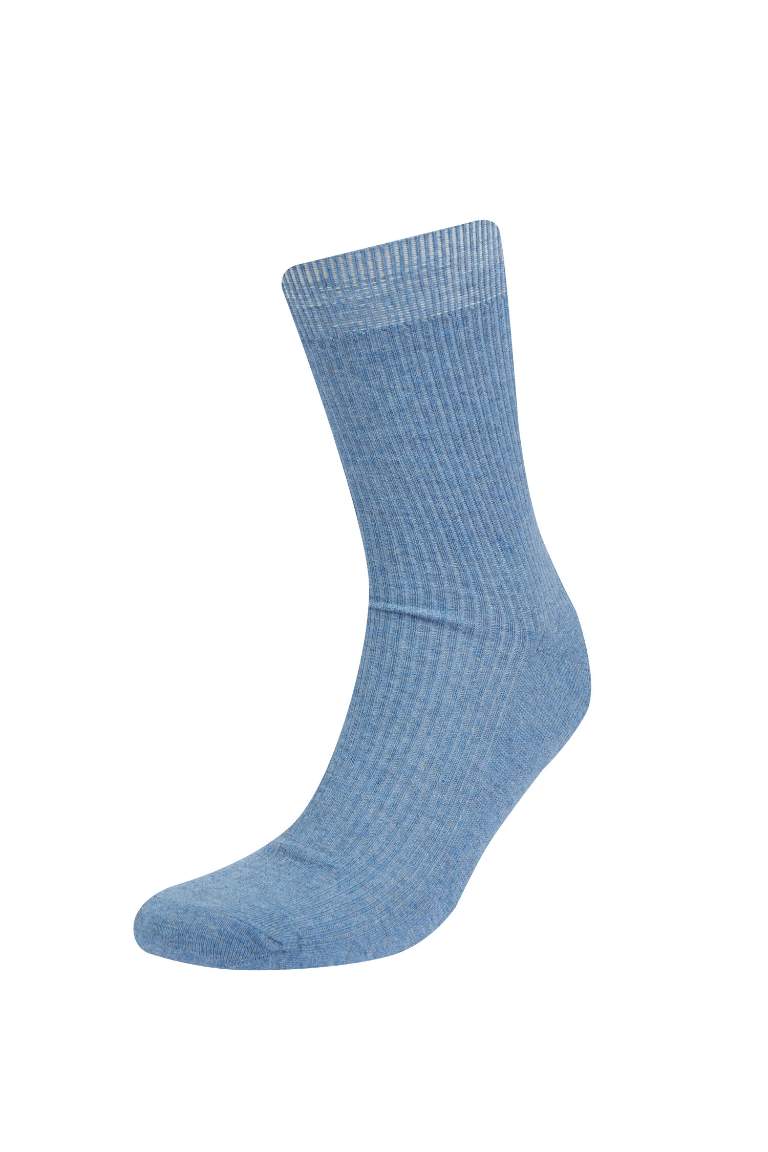 Lot de 5 paires de chaussettes longues en coton pour homme