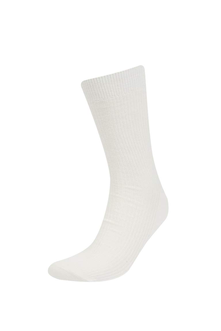 Man Comfortable Elastic 5 Piece Long Cotton Socks