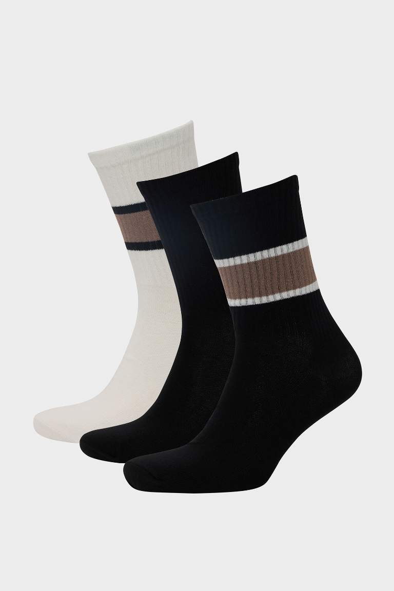 Chaussettes Longues Coton 3 Homme