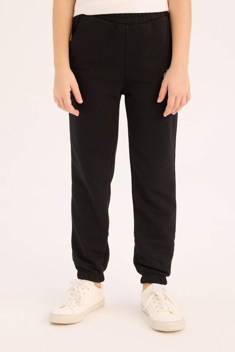 Pantalon de Jogging imprimé à taille élastiques pour fille