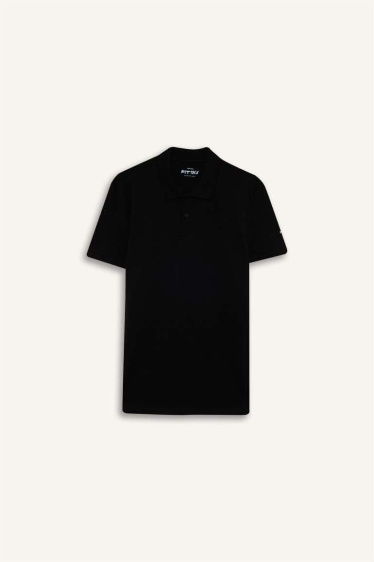 DeFactoFit Slim Fit Pique Polo T-Shirt