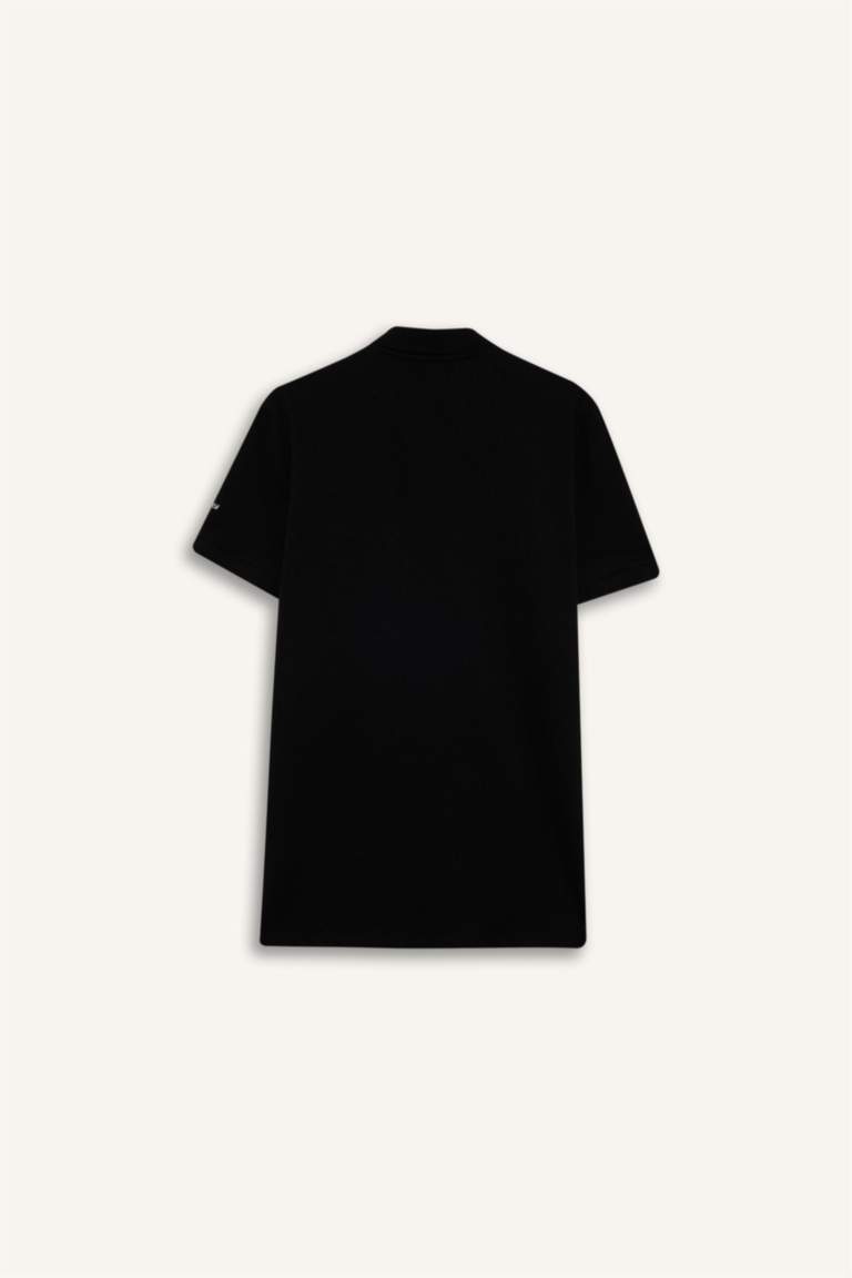 DeFactoFit Slim Fit Pique Polo T-Shirt