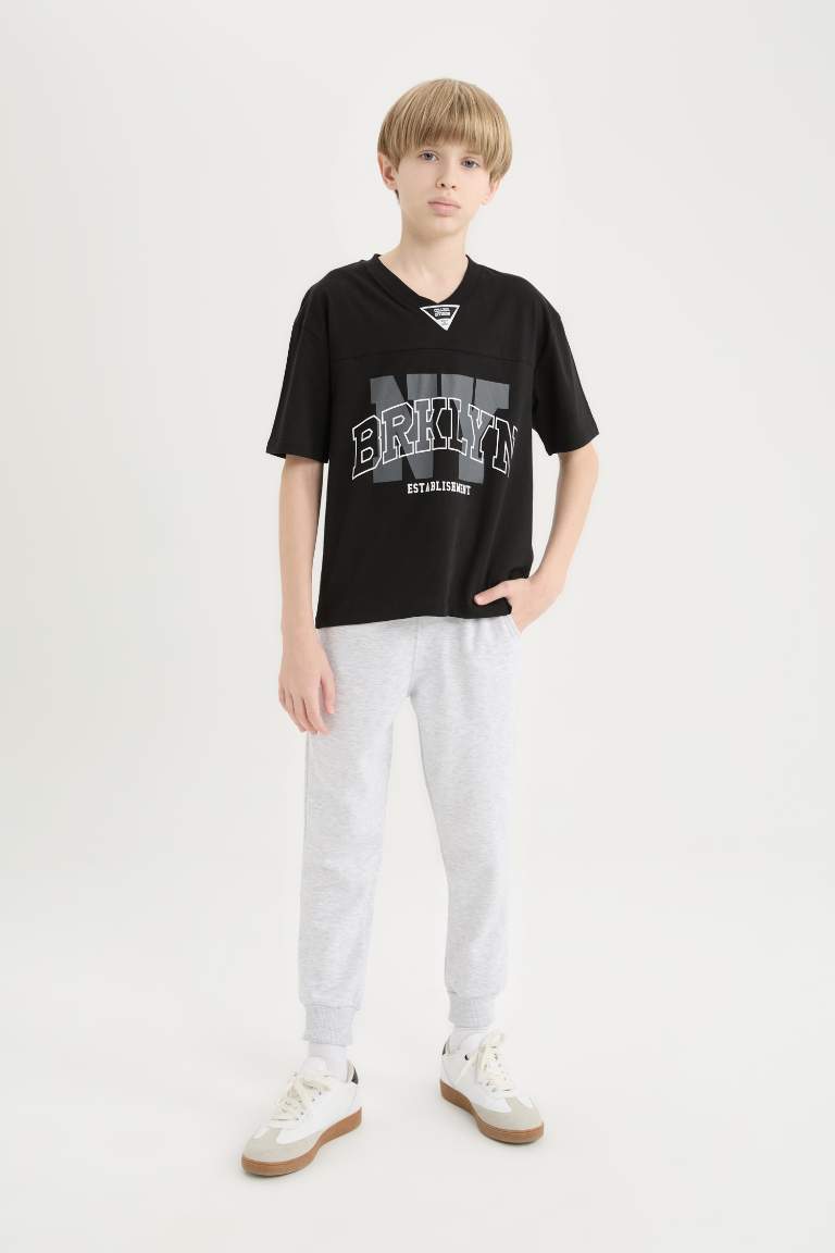 Ensemble de t-shirt imprimé et pantalon de jogging pour garçon