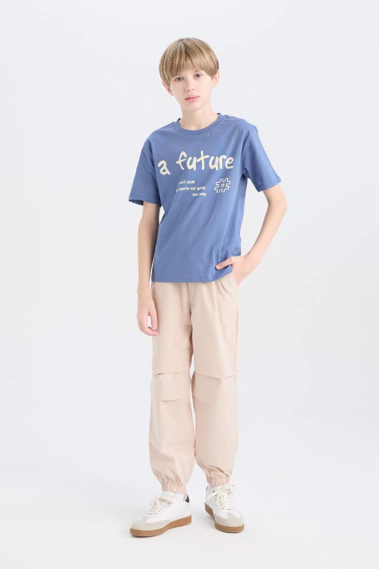 Boy Standard Leg Parachute Jogger Pants