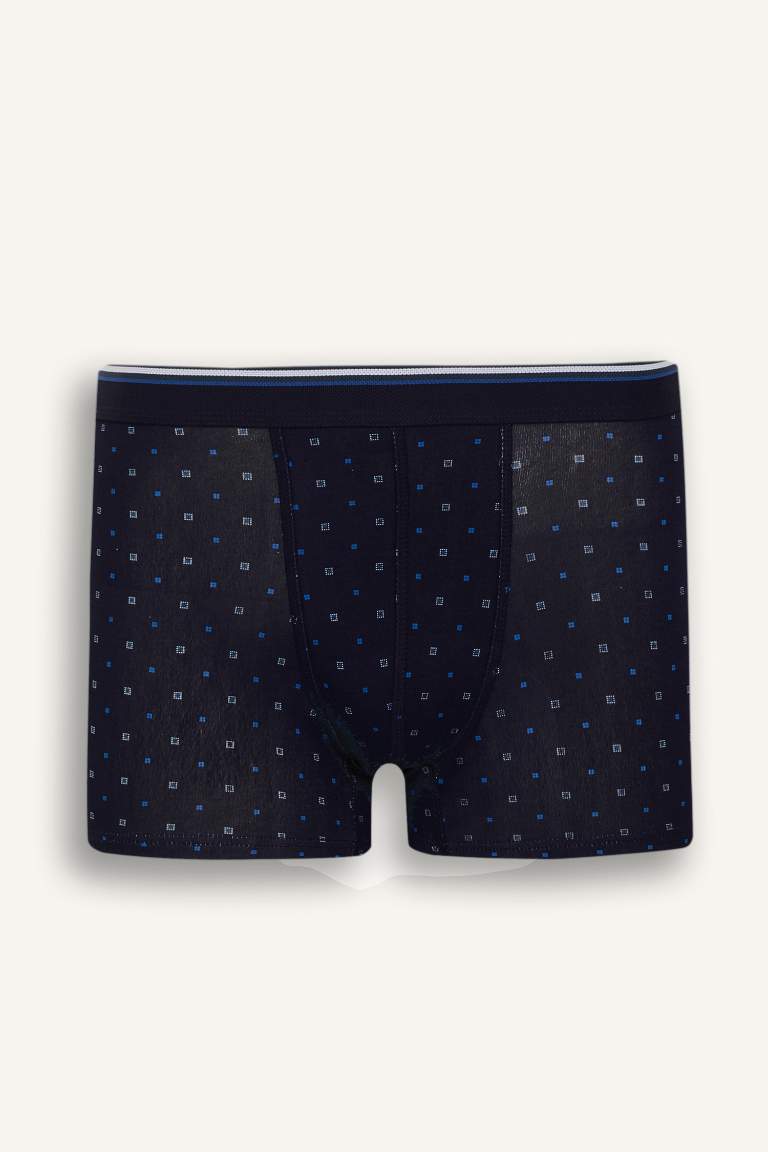 Regular Fit Baskılı 3'lü Boxer
