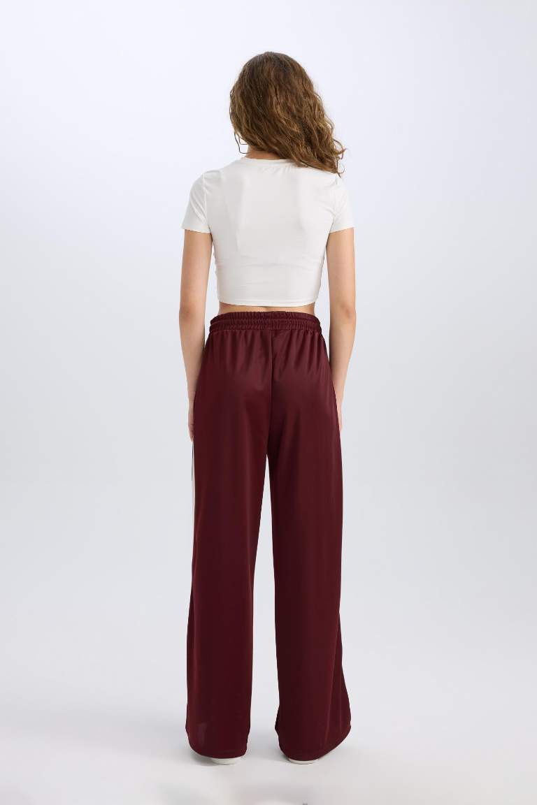 Wide Leg Elastic Waist Long Length Sweatpants