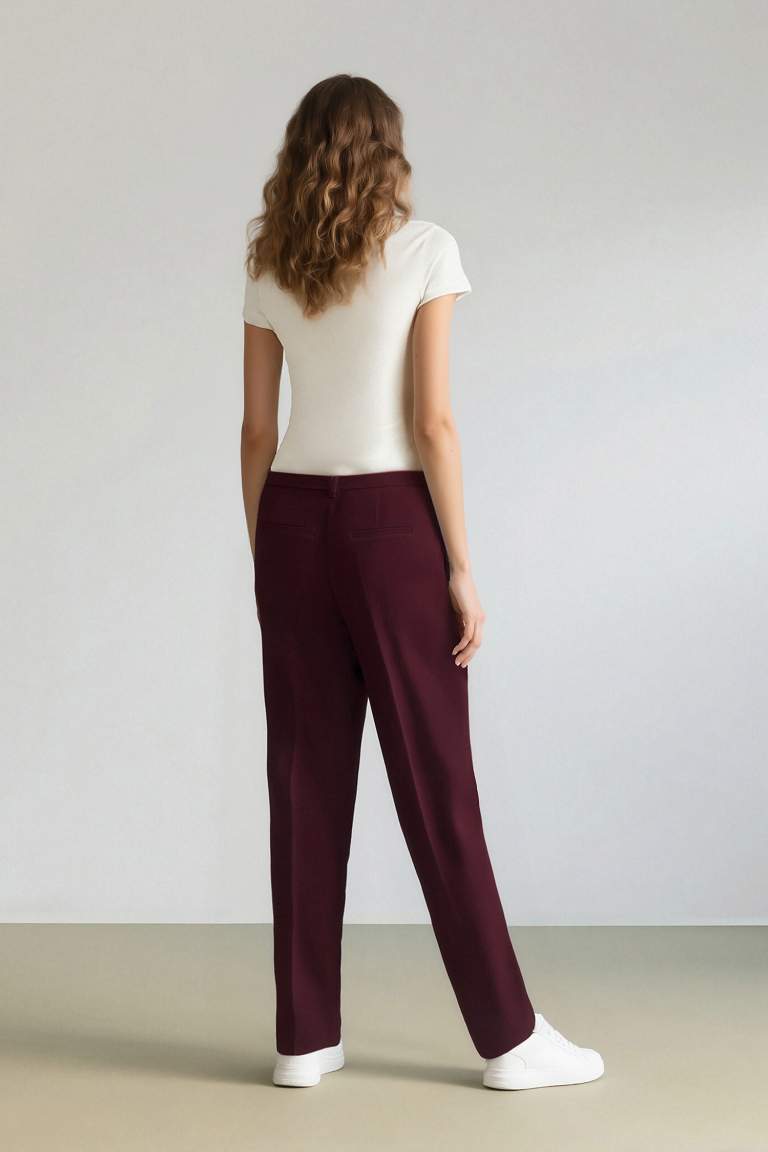 Sorbe x DeFacto Carrot Fit Pantolon Havuç Kesim Normal Bel Düz Paça Cepli