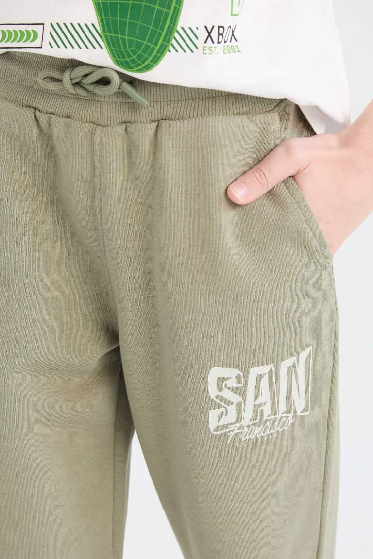 Pantalon de jogging à imprimé et poches pour garçon