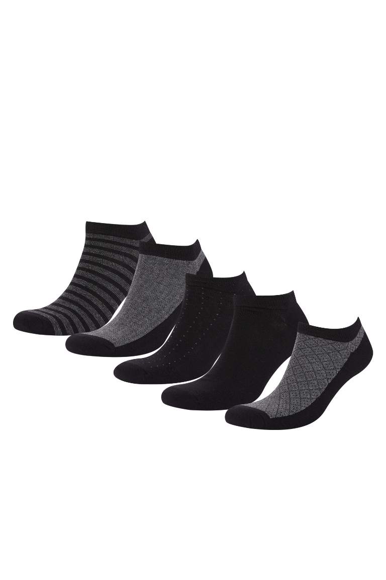 Lot de 5 paires de chaussettes courtes en coton pour homme