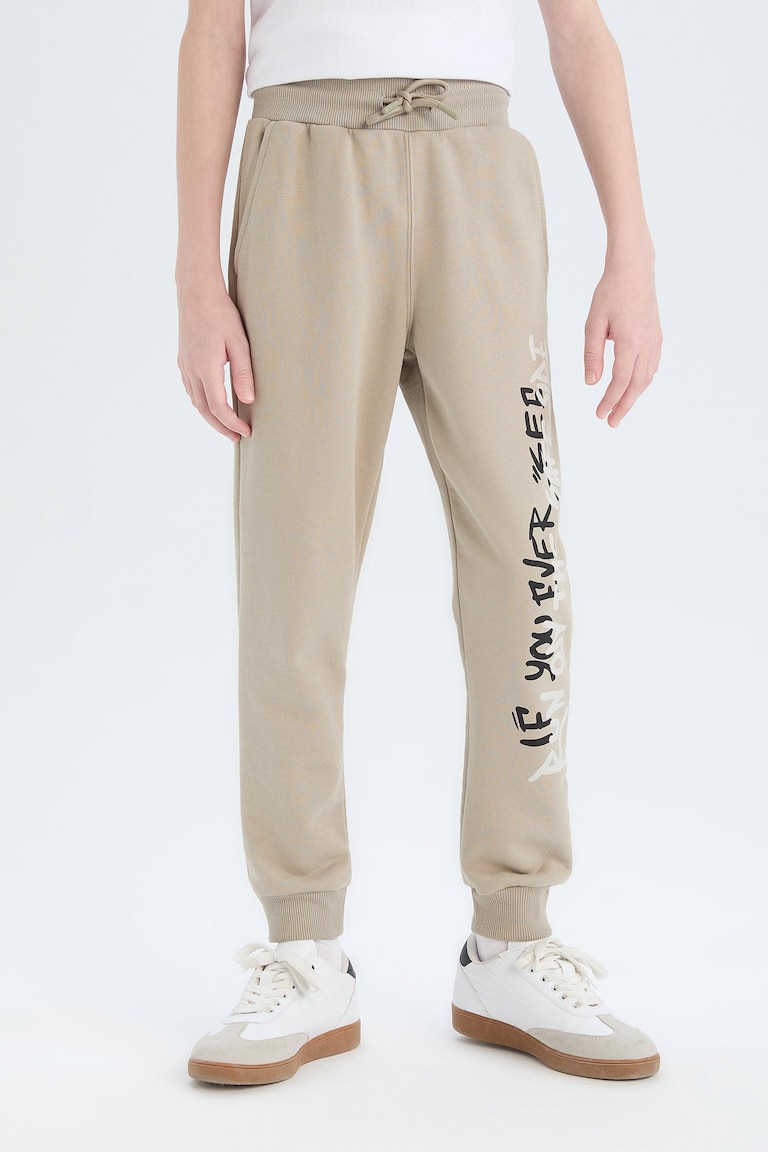 Pantalon De Jogging Pantacourt Enfant Garçon Motif Animaux Marins - Taille Élastique 1 à 7 Ans