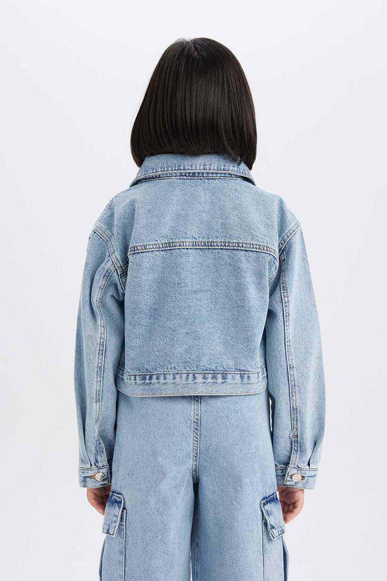 Girl Cotton Denim Jacket