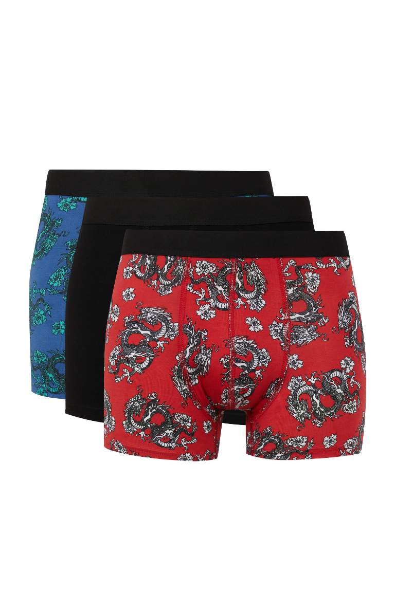 Animal Printed 3 Piece Boxers