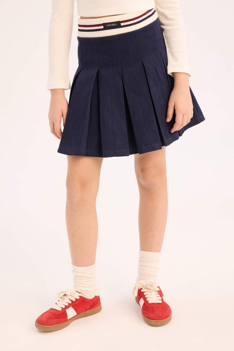 Girl Gabardine Regular Fit Skirt