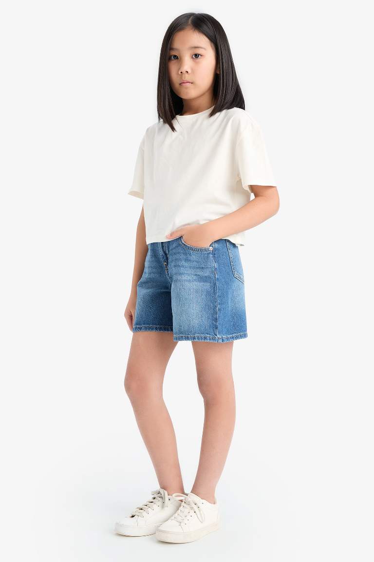 Girl Jean Shorts