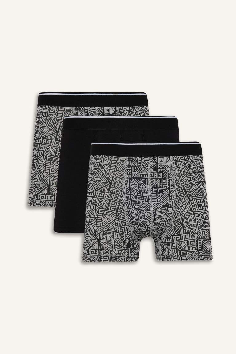 Regular Fit Printed 3 Piece Boxers