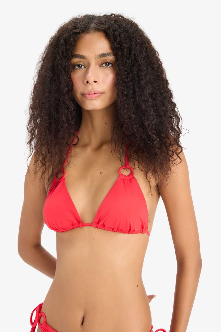 Regular Fit Üçgen Bikini Üstü-Fall in Love