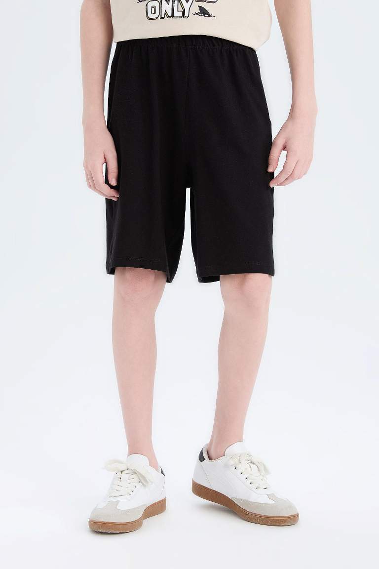 Erkek Çocuk Pijama Takımı Baskılı Kısa Kollu Üst Şort