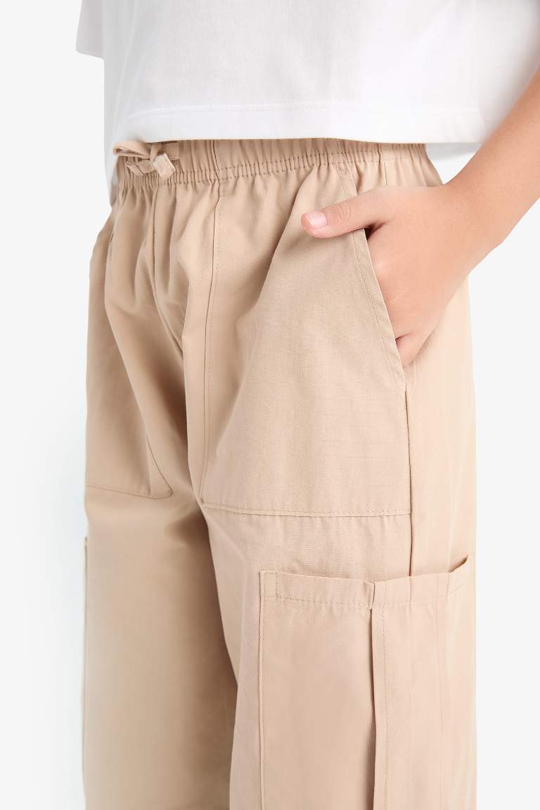 Girl Parachute Cargo Pants