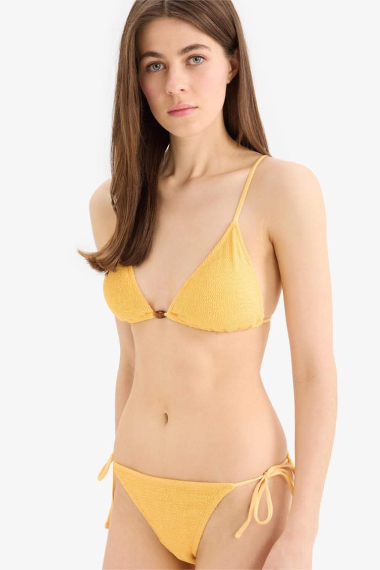 Fall in Love Regular Fit Crepe Bikini Top