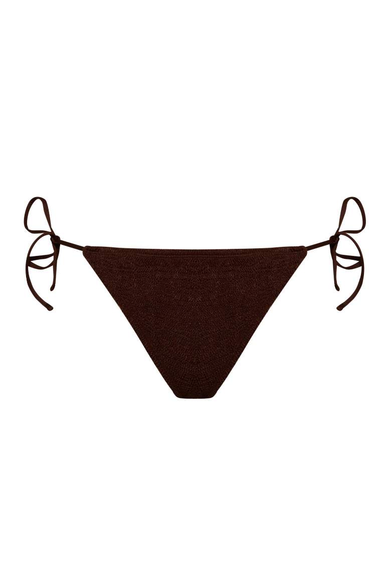 Bağcıklı Bürümcük Bikini Altı-Fall in Love