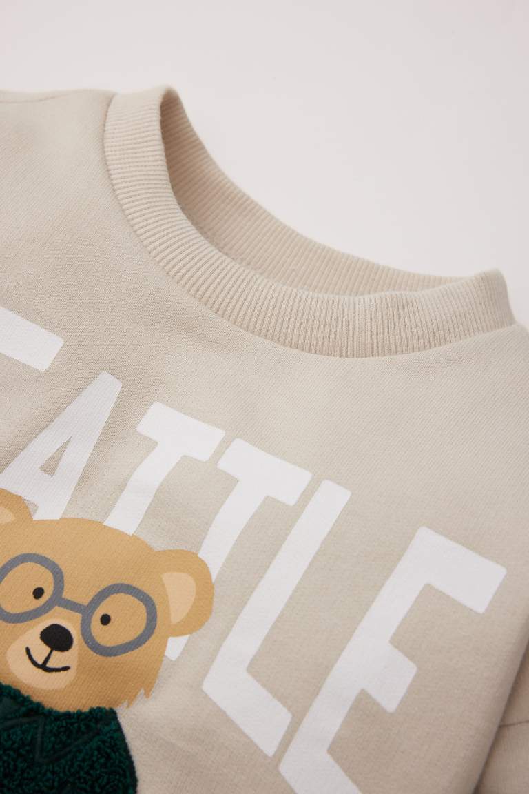 Boy Baby Crew Neck Printed Sweatshirt