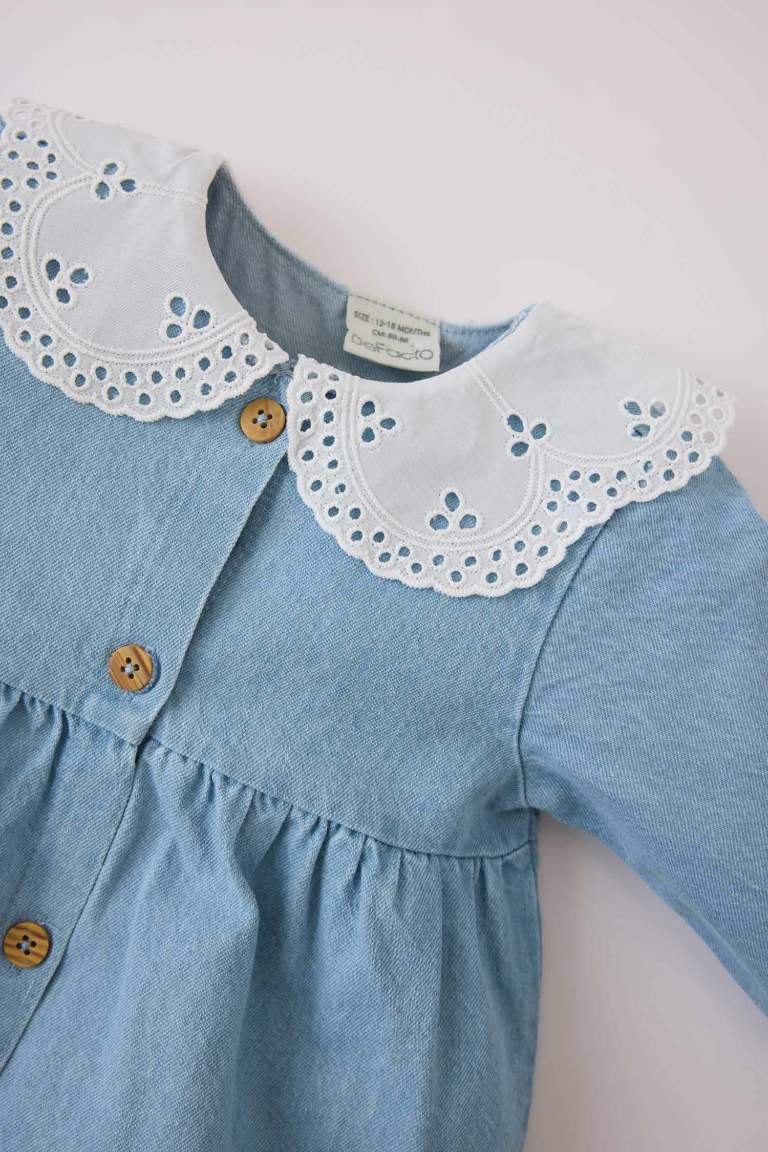 Robe à manches longues pour bébé fille