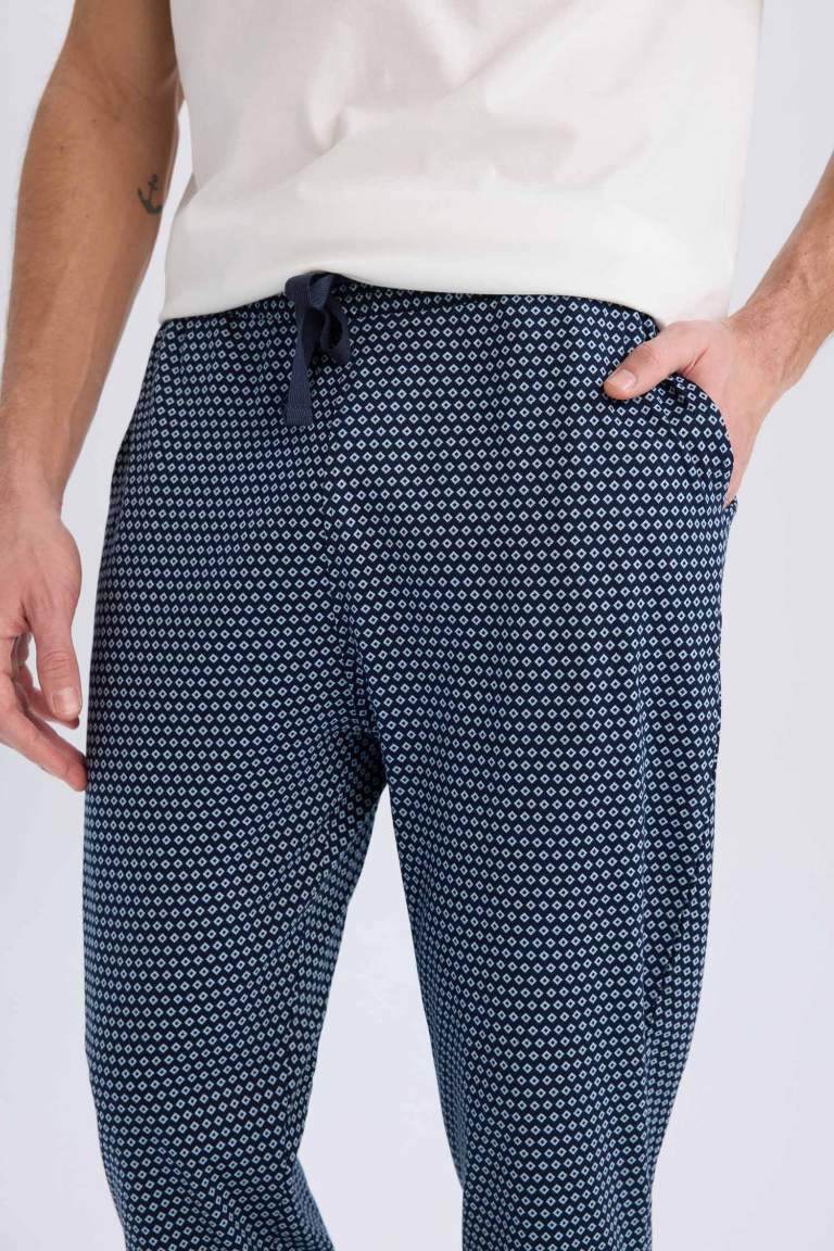 Regular Fit Printed Knitted Bottoms