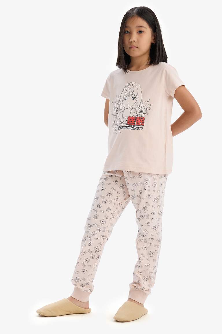 Girl Regular Fit 2 Piece Pajama Set