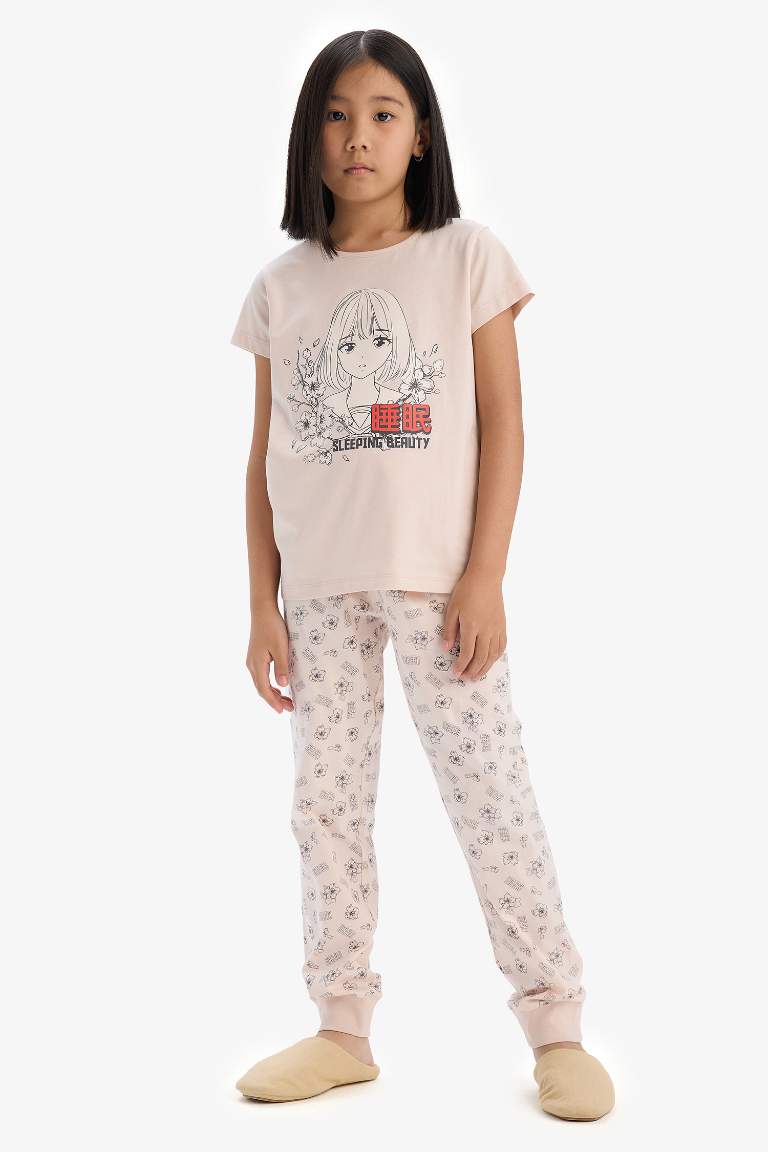 Girl Regular Fit 2 Piece Pajama Set