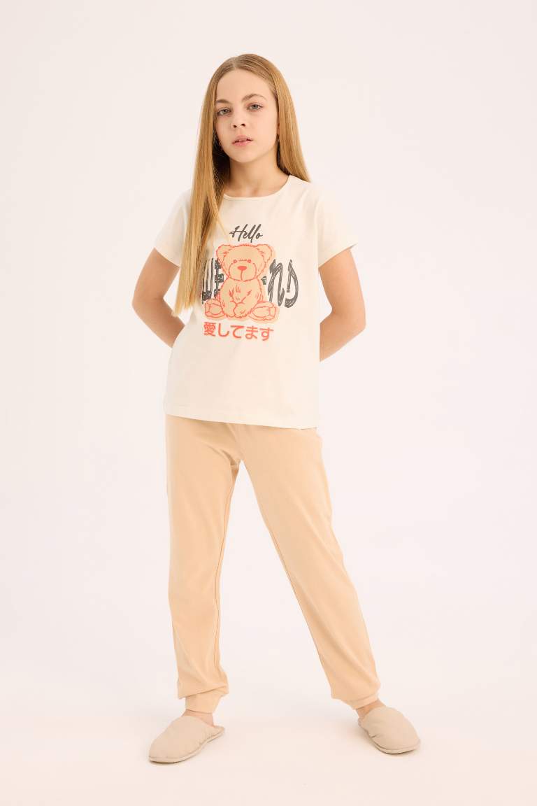 Girl Regular Fit 2 Piece Pajama Set