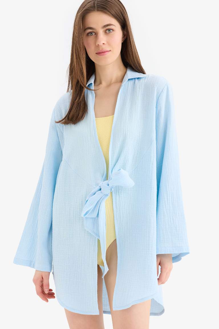 Fall in Love Regular Fit Muslin Beachwear